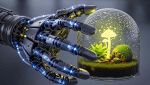 Arto robotico e vegetazione