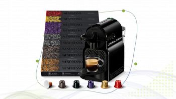 Nespresso Inissia EN80B con 100 capsule