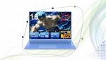 NOTODD PC Portatile laptop blu da 16 pollici