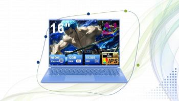 NOTODD PC Portatile laptop blu da 16 pollici
