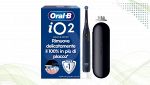Oral-B iO 2 spazzolino elettrico nero con testina di ricambio