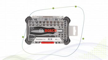 Set bit Bosch Accessories da 42 pezzi con custodia