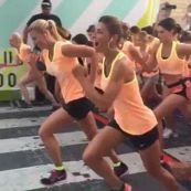 Martina-Colombari alla maratona Nike