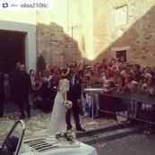 Il matrimonio della cantante Elisa