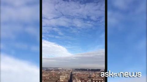 4 novembre: Frecce Tricolori sull'Altare della Patria
