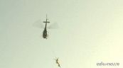 Mont Saint Michel: il volo in elicottero dell'arcangelo