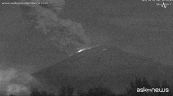 Lo spettacolo dell'eruzione del vulcano Popocatépetl riprese dalle webcam