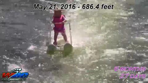 A soli sei mesi è già campionessa di sci nautico