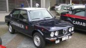 Le mitiche Alfa Romeo dei Carabinieri