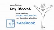 Crea un video automatico per ringraziare gli amici su Facebook