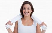 Come curare il torcicollo con un asciugamano #salute