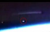 Nave madre aliena durante le riprese NASA dalla Stazione Spaziale