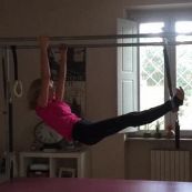 Alessia Marcuzzi: il pilates è su Instagram