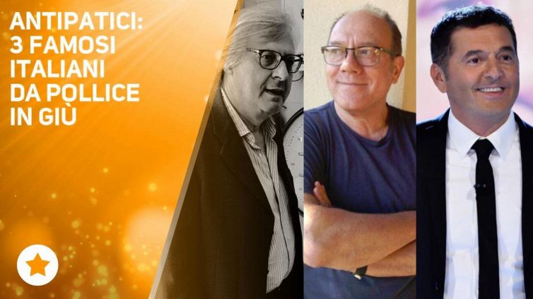 Brutto carattere: tra i vip c'è un insospettabile