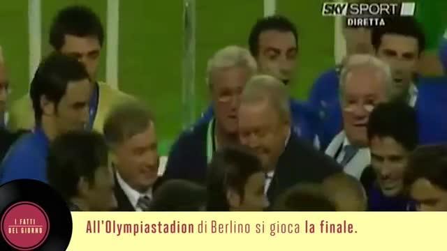 9 luglio: L'Italia vince i mondiali di calcio