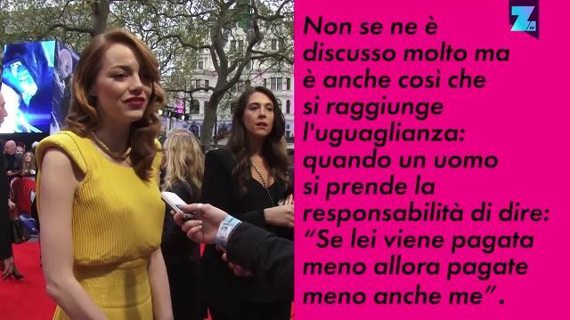 Emma Stone vuole essere considerata un uomo