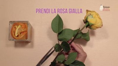 Decorazione buffet con arance e rosa #matrimoniofaidate
