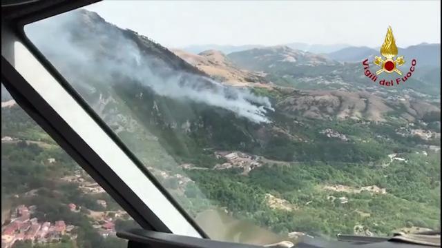 A bordo del canadair