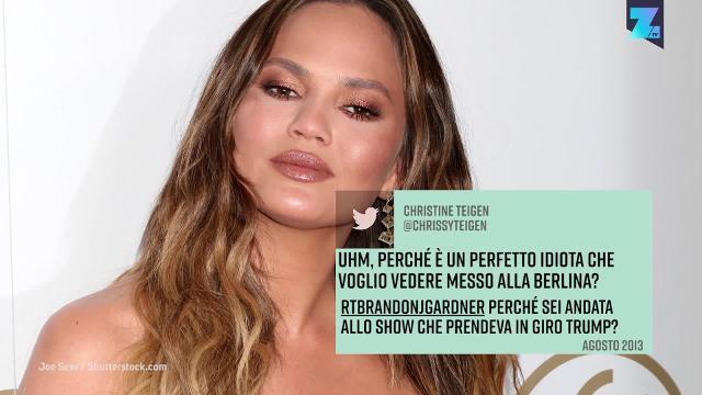 Chrissy non sarà più toccata dalle zampacce di Trump!