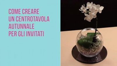 Centrotavola con orchidea #matrimoniofaidate