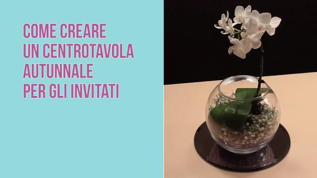 Centrotavola con orchidea #matrimoniofaidate