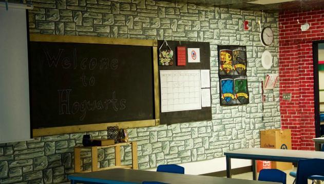 Prof trasforma l'aula della classe nel set di Harry Potter