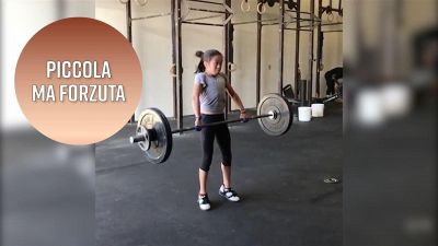 Campionessa di sollevamento pesi a 12 anni