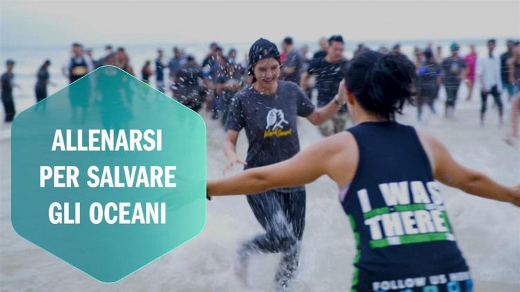 Fitness ecologico: ripulire l'oceano con la ginnastica