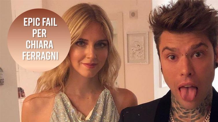 Epic fail per Chiara Ferragni al compleanno di Fedez