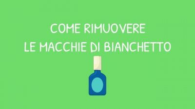 Come rimuovere le macchie di bianchetto dai vestiti