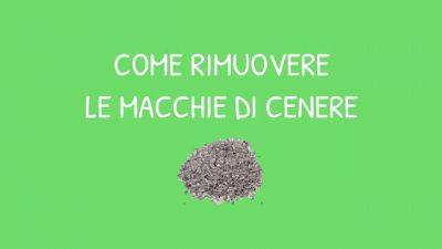 Come rimuovere le macchie di cenere dai vestiti