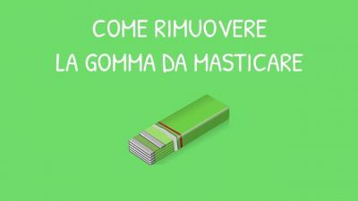 Come rimuovere le macchie di gomma da masticare dai vestiti