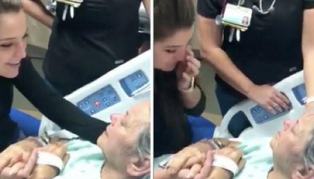 Infermiera canta per la malata terminale. Il video che commuove
