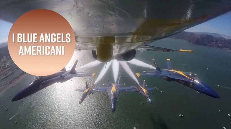 Lo spettacolo degli 'Angeli Blu' della marina americana