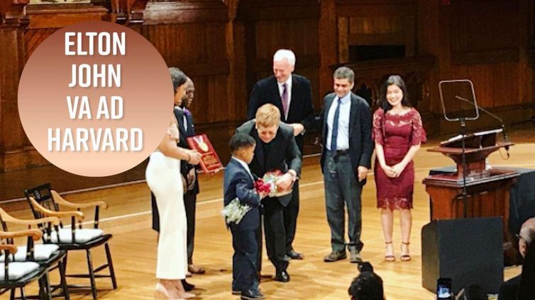 Il premio di Harvard per Elton John