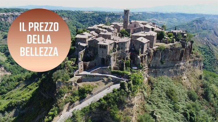 Il prezzo da pagare a Civita di Bagnoregio