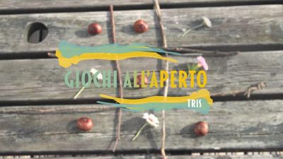 Giochi per bambini all'aria aperta: tris