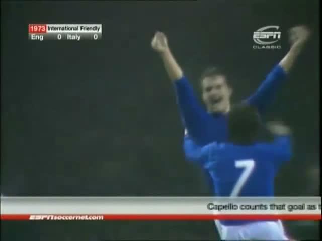 14 novembre: La prima vittoria in Inghilterra degli Azzurri