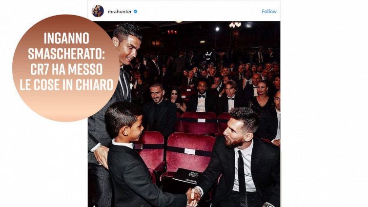 Il figlio di CR7 (a soli 7 anni) vittima di un hacker