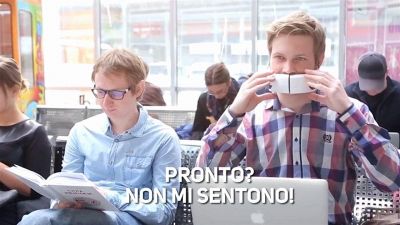 'Pronto? Non mi sentono'