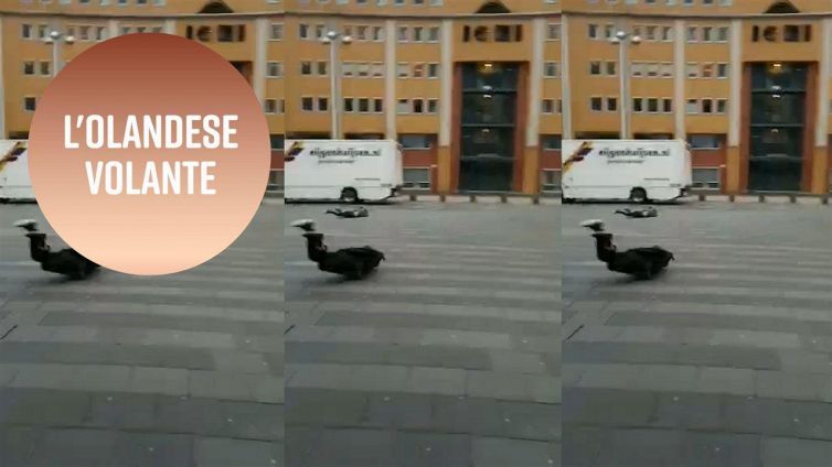 Ritrovarsi a volare: venti impazziti in Olanda