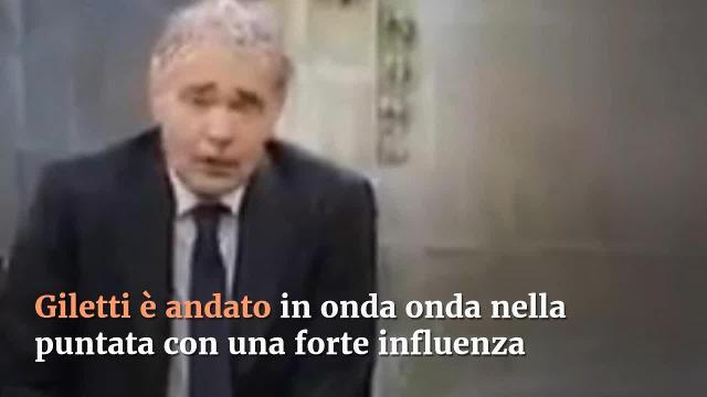 Malore in diretta su La7 per Massimo Giletti