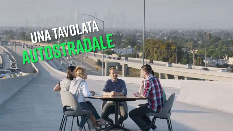 Un pic-nic in... autostrada!