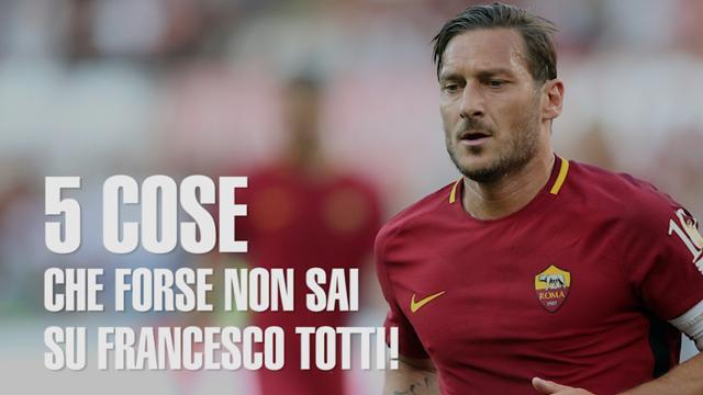 5 cose che forse non sai su Francesco Totti
