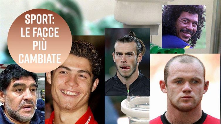 Le facce più cambiate del mondo dello sport