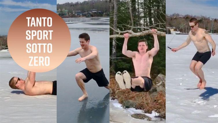 Fitness sopra il ghiaccio (e sottozero)