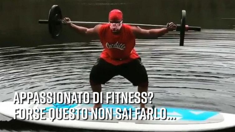 Workout su ghiaccio? Tutto si può fare con lui...