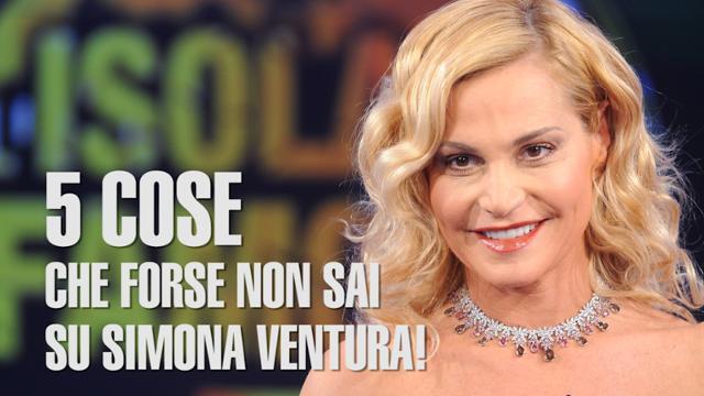 5 cose che forse non sai su Simona Ventura