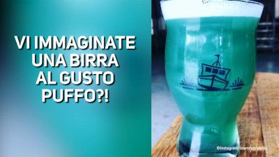A quando la birra al gusto puffo?