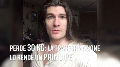 Perde 30kg e diventa... un principe!